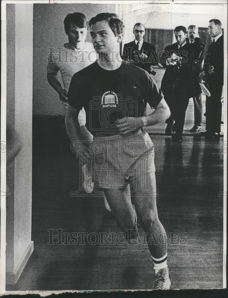 1966 Press Photo Crown Prince Carl Gustaf Tests For Military Service - Historic Images