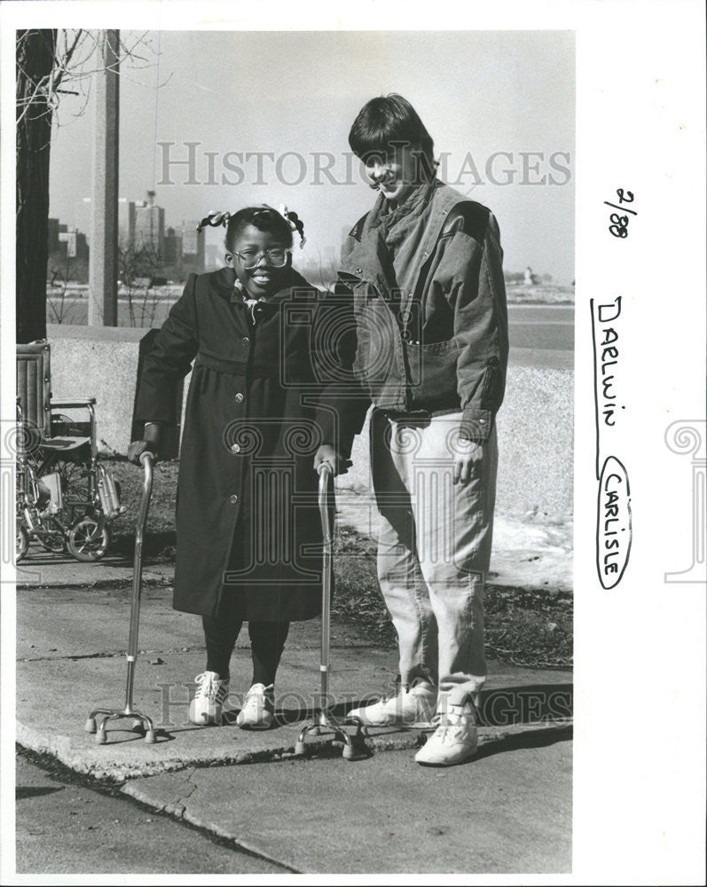 1988 Press Photo Darlwin Carlisle - Historic Images