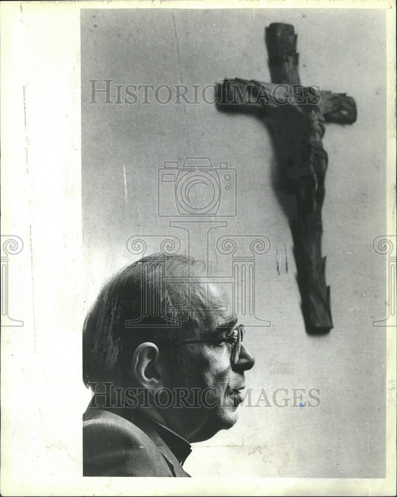 1983 Press Photo Bernadin maintain fidelity with conservative Catholics - Historic Images