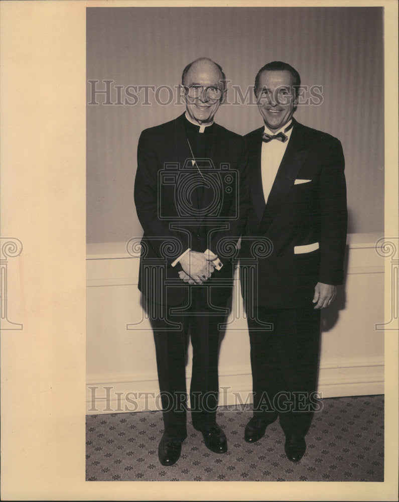 1993 Press Photo Cardinal Joseph Bernardin/Catholic/Chicago/Bill Farley - Historic Images