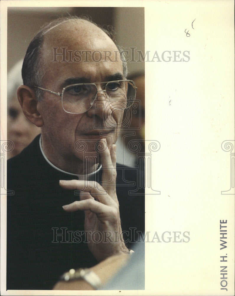 1996 Press Photo Joseph Cardinal Bernardin Accused In A $10 Million Lawsuit - Historic Images