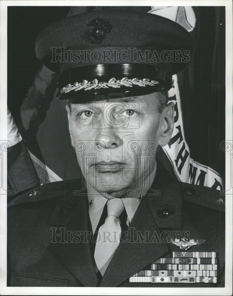 1973 Press Photo Brigadier General James Berge - Historic Images