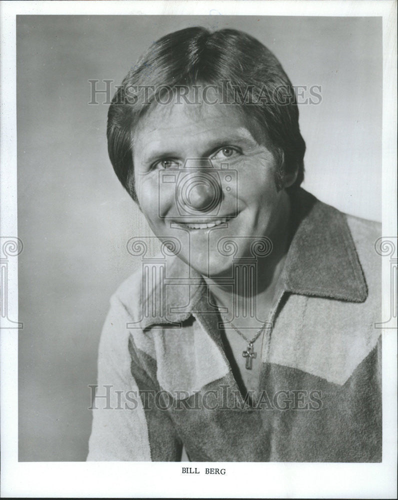 1981 Press Photo William Berg WGN Chicago Radio Broadcaster Host - Historic Images