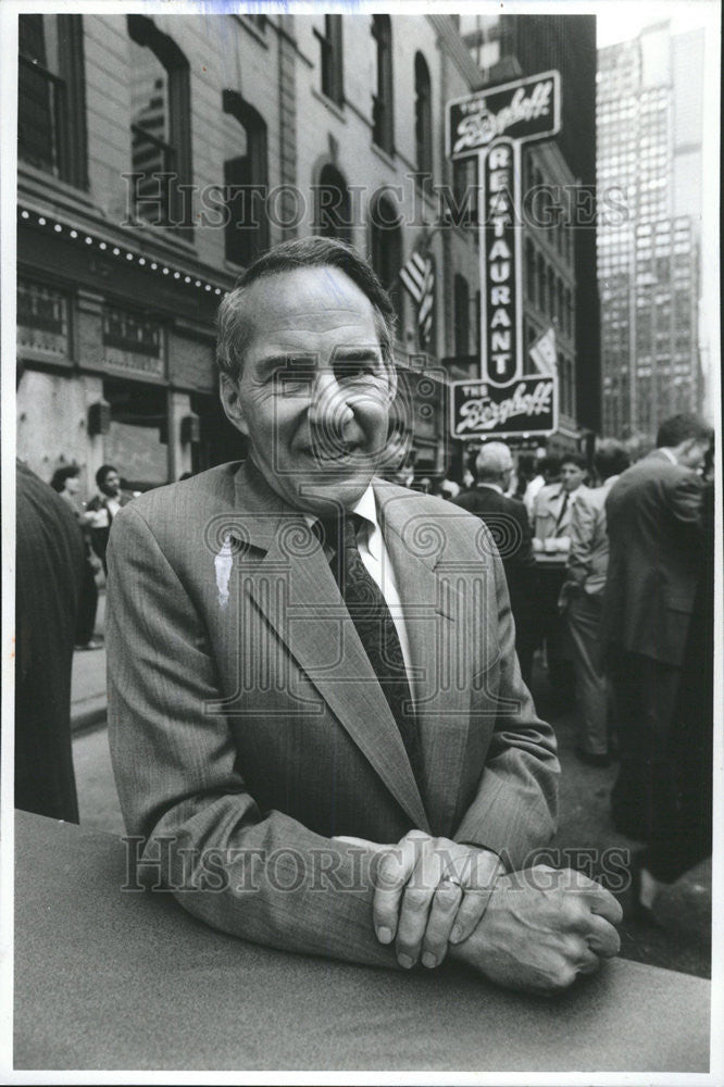 1993 Press Photo Herman Berghoff  Restaurant Owner - Historic Images