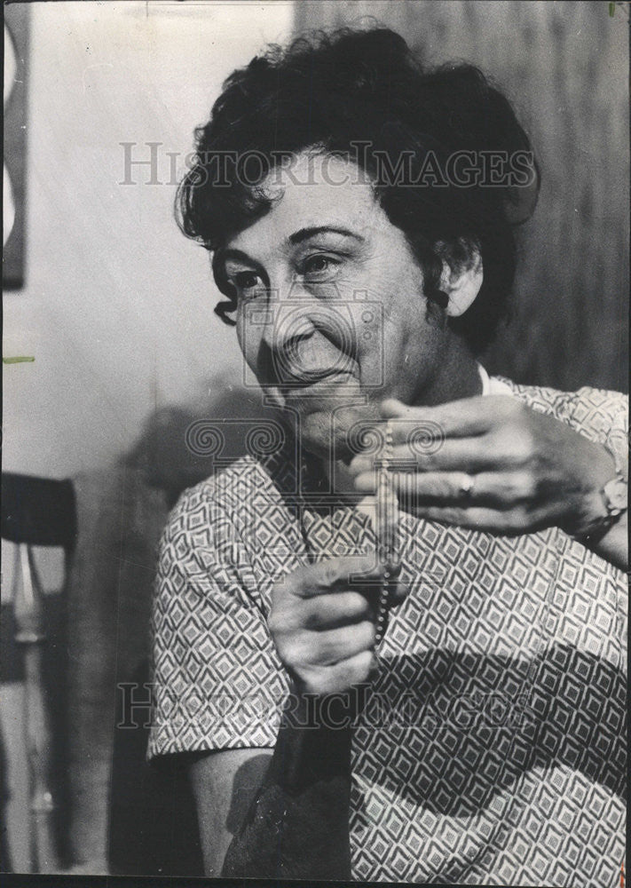 1973 Press Photo Mrs. Betty Anick, Milwaukee Heart Transplant Patient. - Historic Images