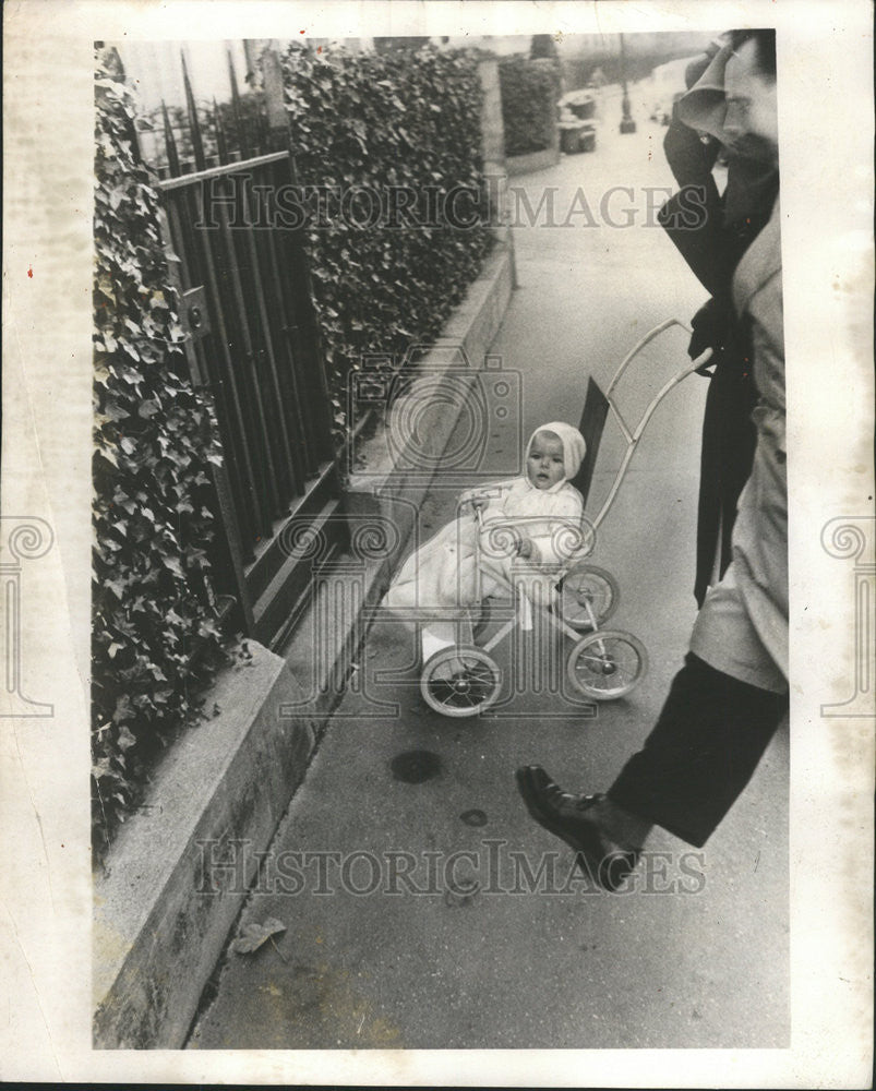 1957 Press Photo Princess Caroline Of Monaco - Historic Images