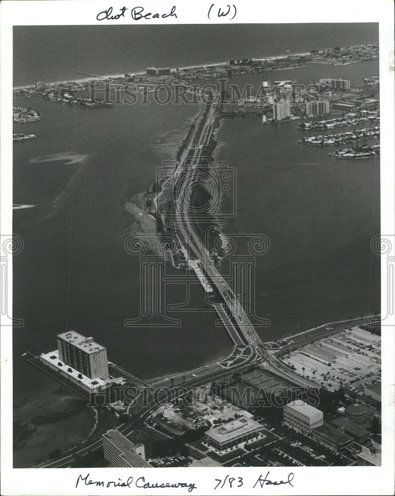 1983 Press Photo Memorial Causeway - Historic Images