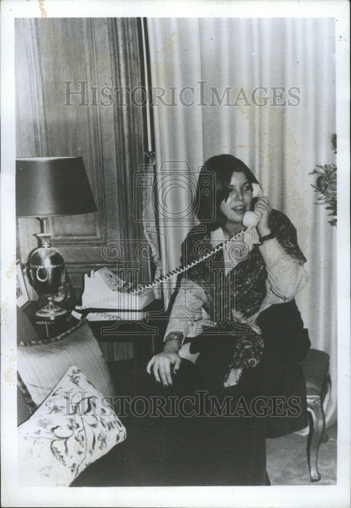 1977 Press Photo Princess Caroline - Historic Images