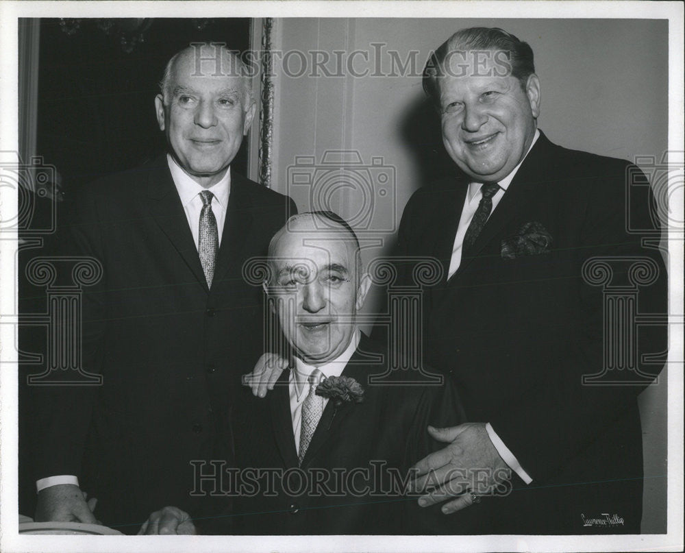 1967 Press Photo Samuel Schlemiel Horwich Judge Abraham Lincoln Marovtz Hoyne - Historic Images