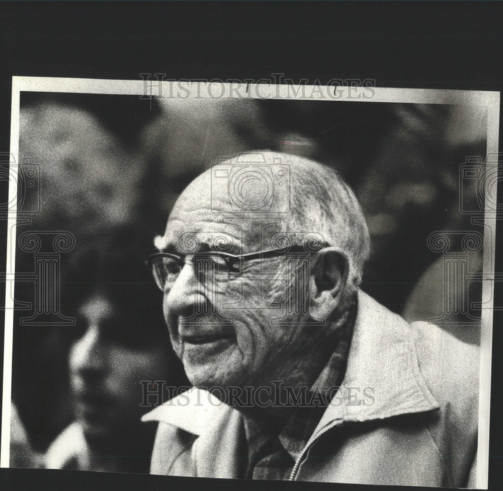 1978 Press Photo Clifford Horton Founder of Gamma Phi Fraternity Circus - Historic Images