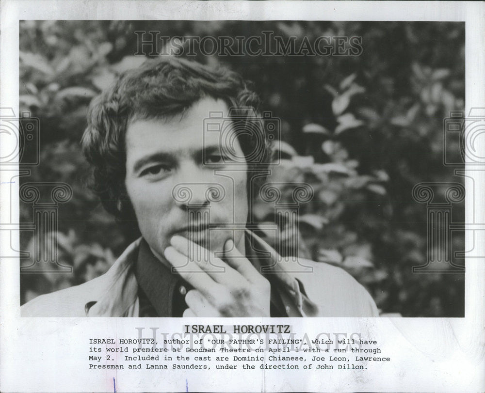 1976 Press Photo Israel Horovitz Playwright Author - Historic Images