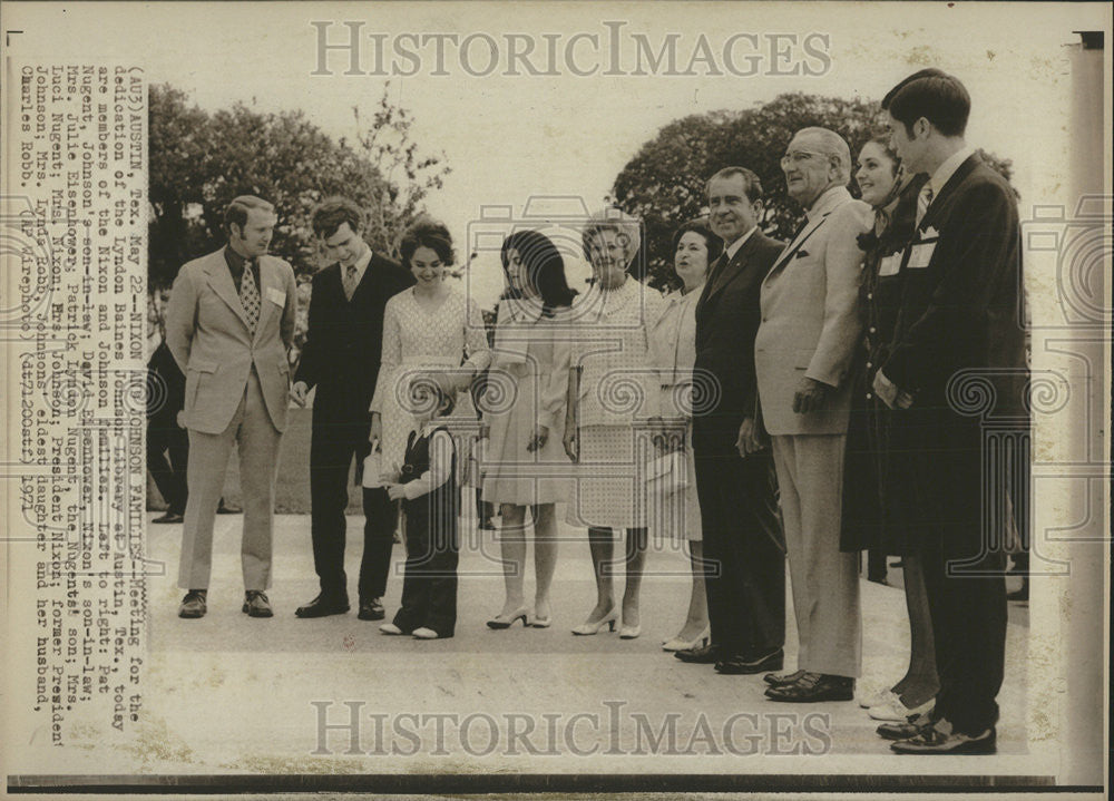 1971 Press Photo  Lyndon Baines Johnson Library - Historic Images