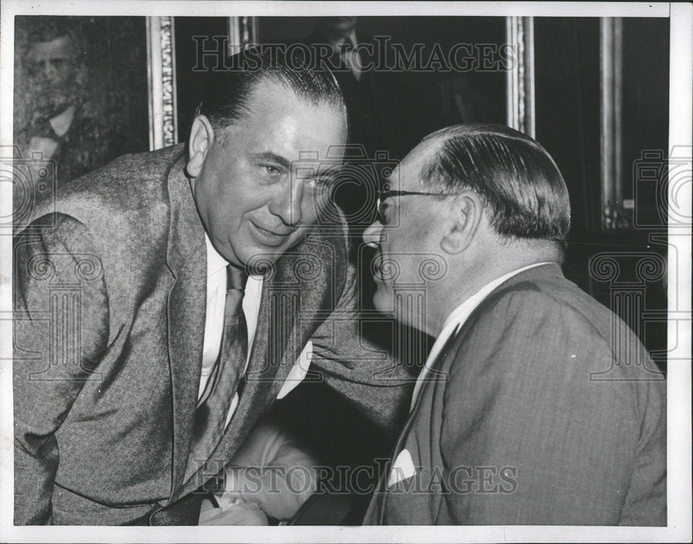 Press Photo Albert J Horan Richard J Daley Illinois Prior - Historic Images