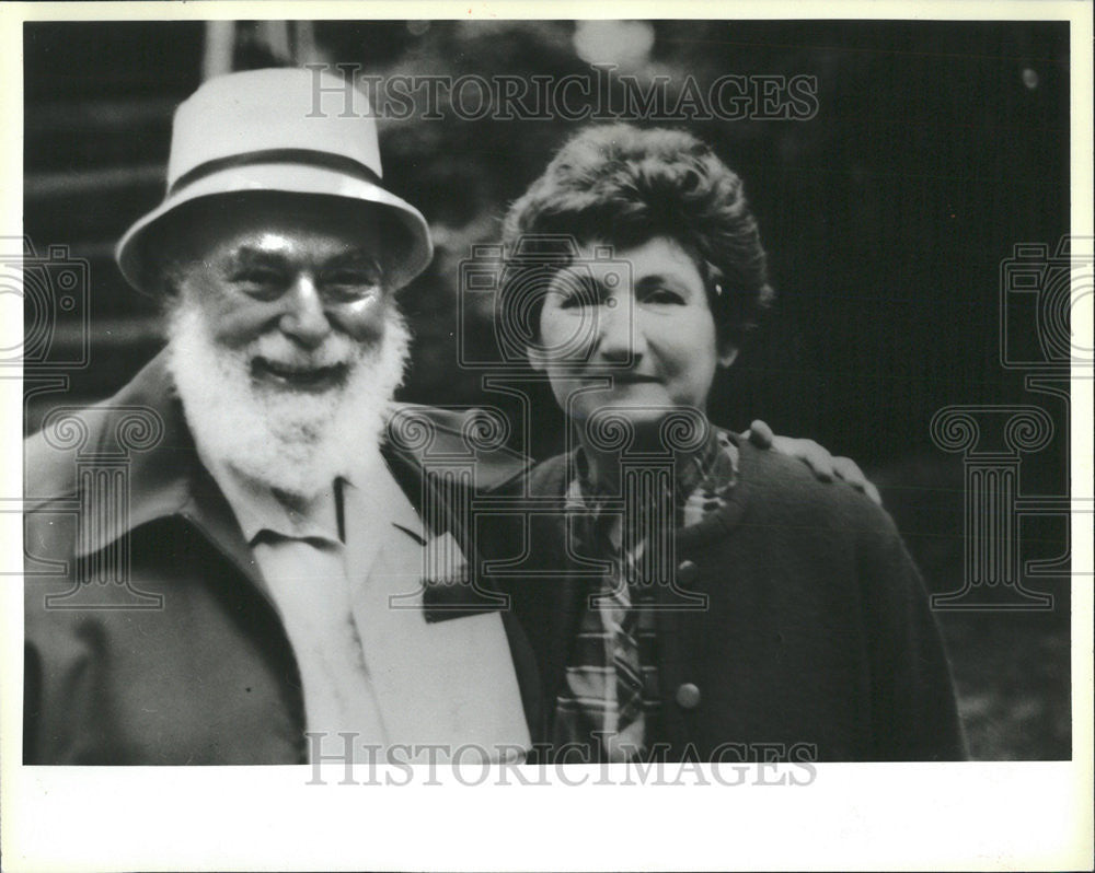 1984 Press Photo Esther B. Gordon, Former Sun Times Advertising Executive - Historic Images