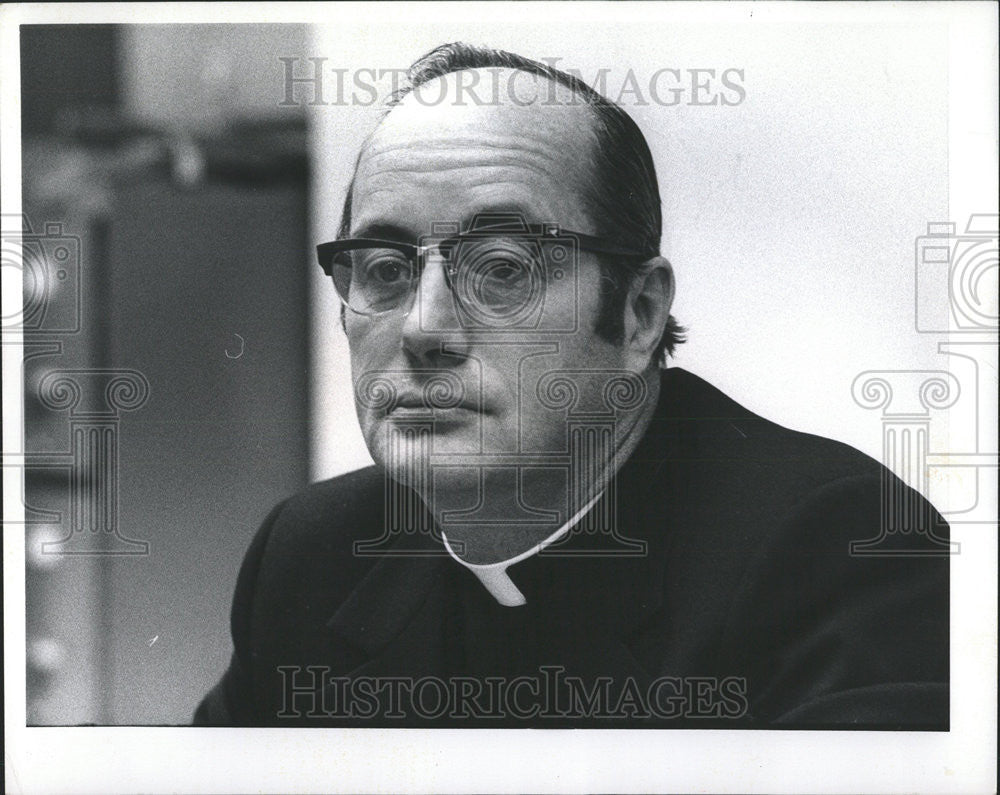 1972 Press Photo Rev. John Gorman - Historic Images