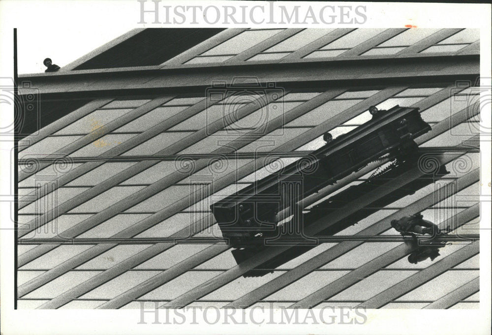 1981 Press Photo Daniel Goodwin American Stuntman - Historic Images