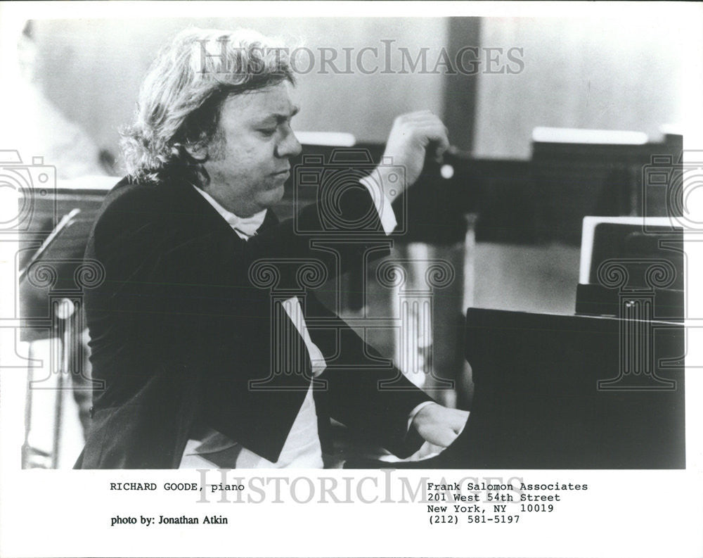 1993 Press Photo Richard Goode American Classical Pianist - Historic Images