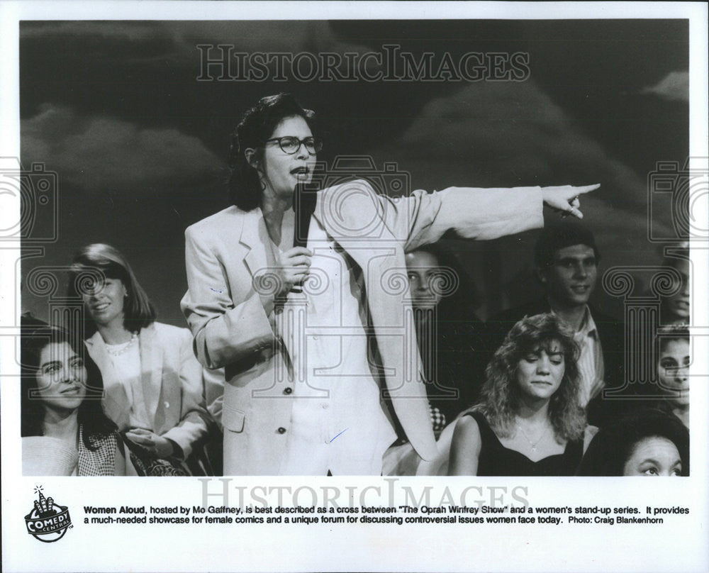 1993 Press Photo Mo Gaffney Women in Control Comedy Series Women Aloud - Historic Images