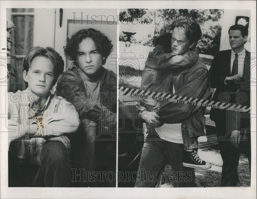 1993 Press Photo Neil Patrick Harris and Johnny Galecki - Historic Images