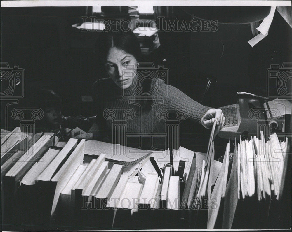 1971 Press Photo Eve Galanter President Consumer Federation Illinois - Historic Images