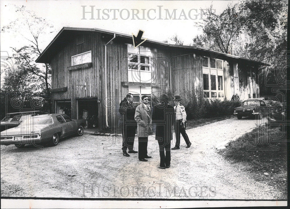 1972 Press Photo Eileen Gallagher murder victim house - Historic Images