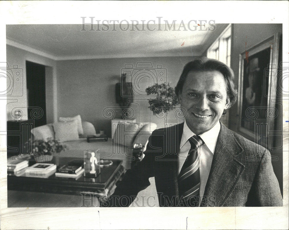 1978 Press Photo Bruce Gregga Decorator - Historic Images