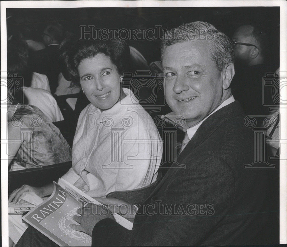 1967 Press Photo Mr Hunt Hamill Wife Hamill Society - Historic Images