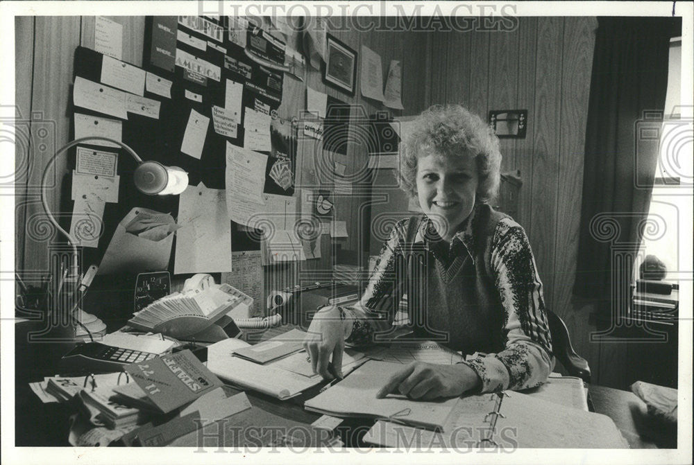 1977 Press Photo Judith Hale Hale &amp; Associates President - Historic Images