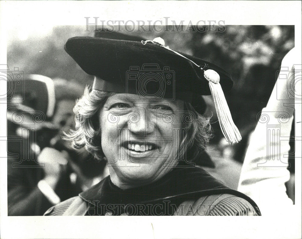 1978 Press Photo Hanna Holborn Gray Rockefeller Chapel University Chicago March - Historic Images