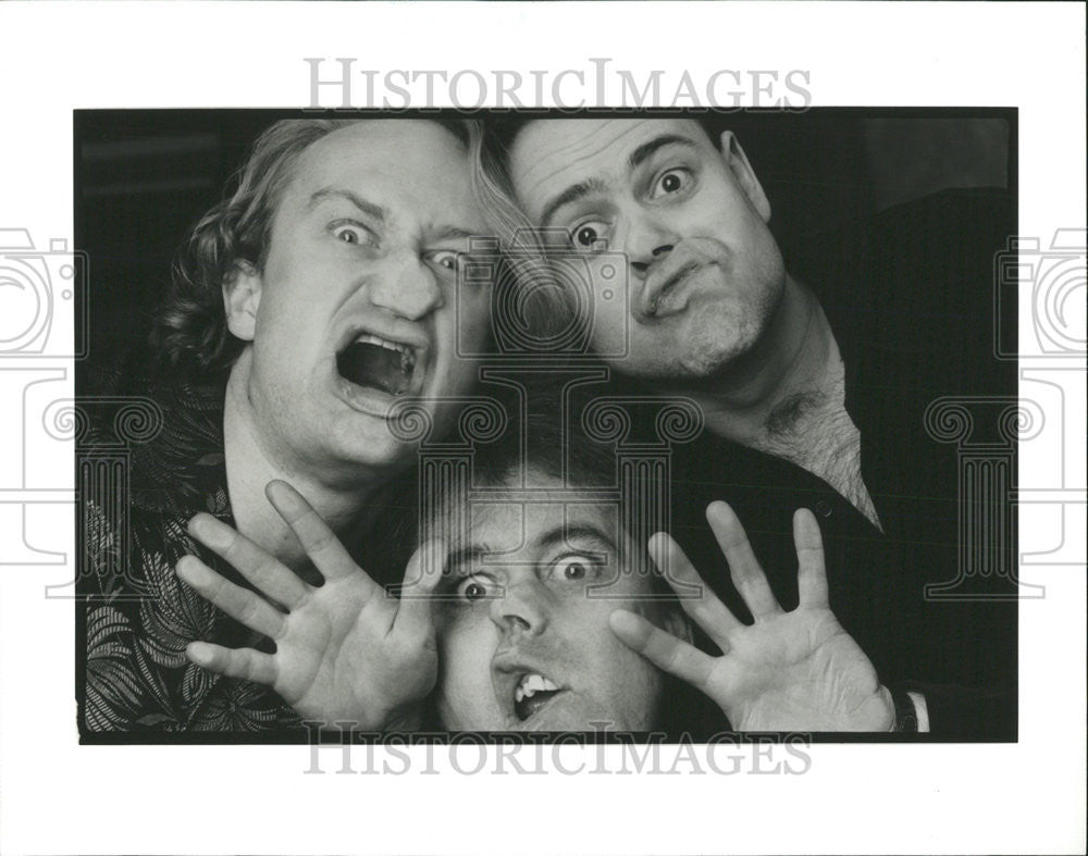 1995 Press Photo Illustrated Men The 1995 Chicago Fringe Festival - Historic Images