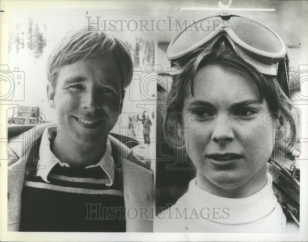 1981 Press Photo Beau Bridges Marilyn Hassett Mountain catastrophic accident - Historic Images