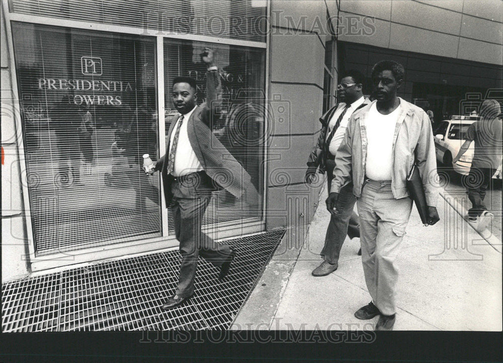 1991 Press Photo Alderman Ricky Hendon Chicago - Historic Images