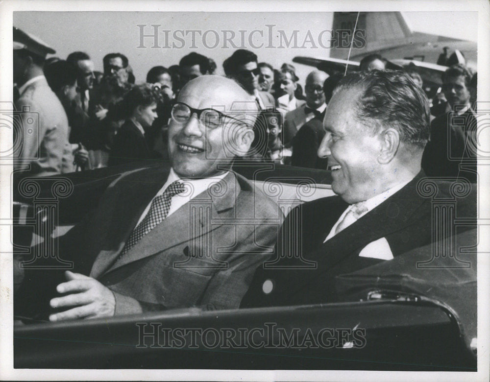 1957 Press Photo Wladyslaw Gomulka Polish Communist Party Chief - Historic Images