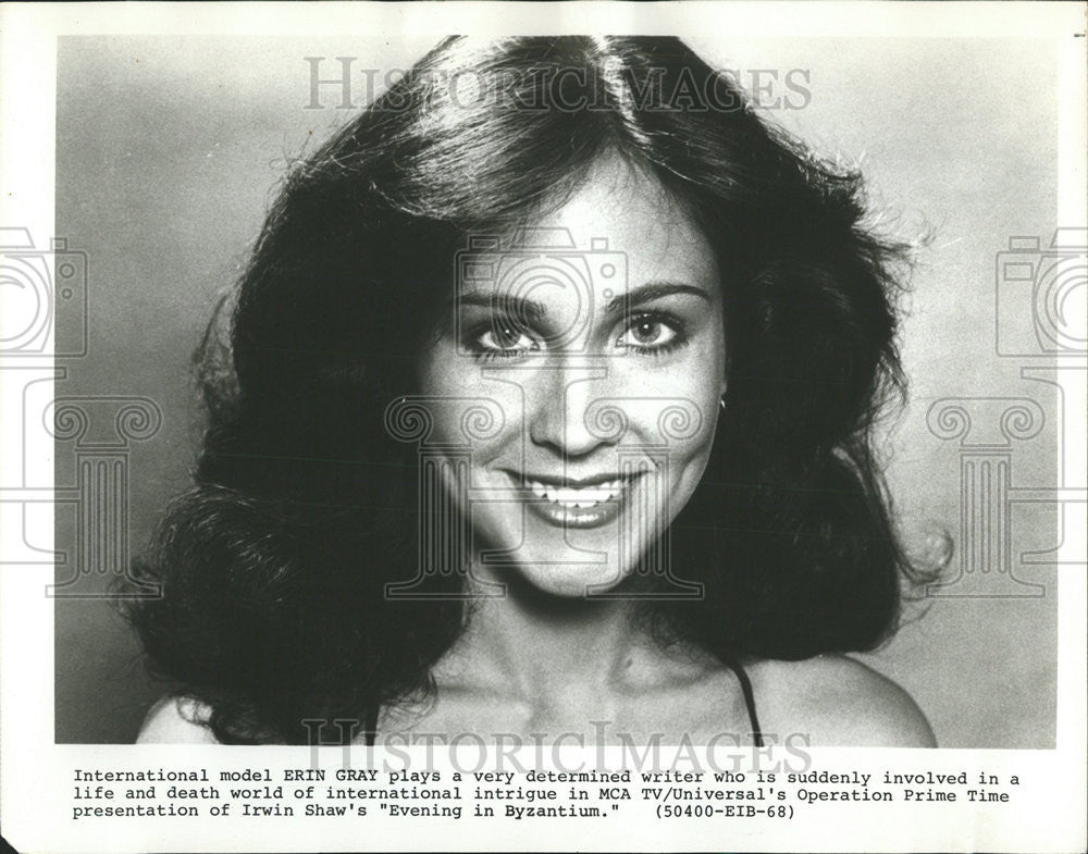 1978 Press Photo International model Erin Gay Evening Byzantium Irwin Shaw World - Historic Images