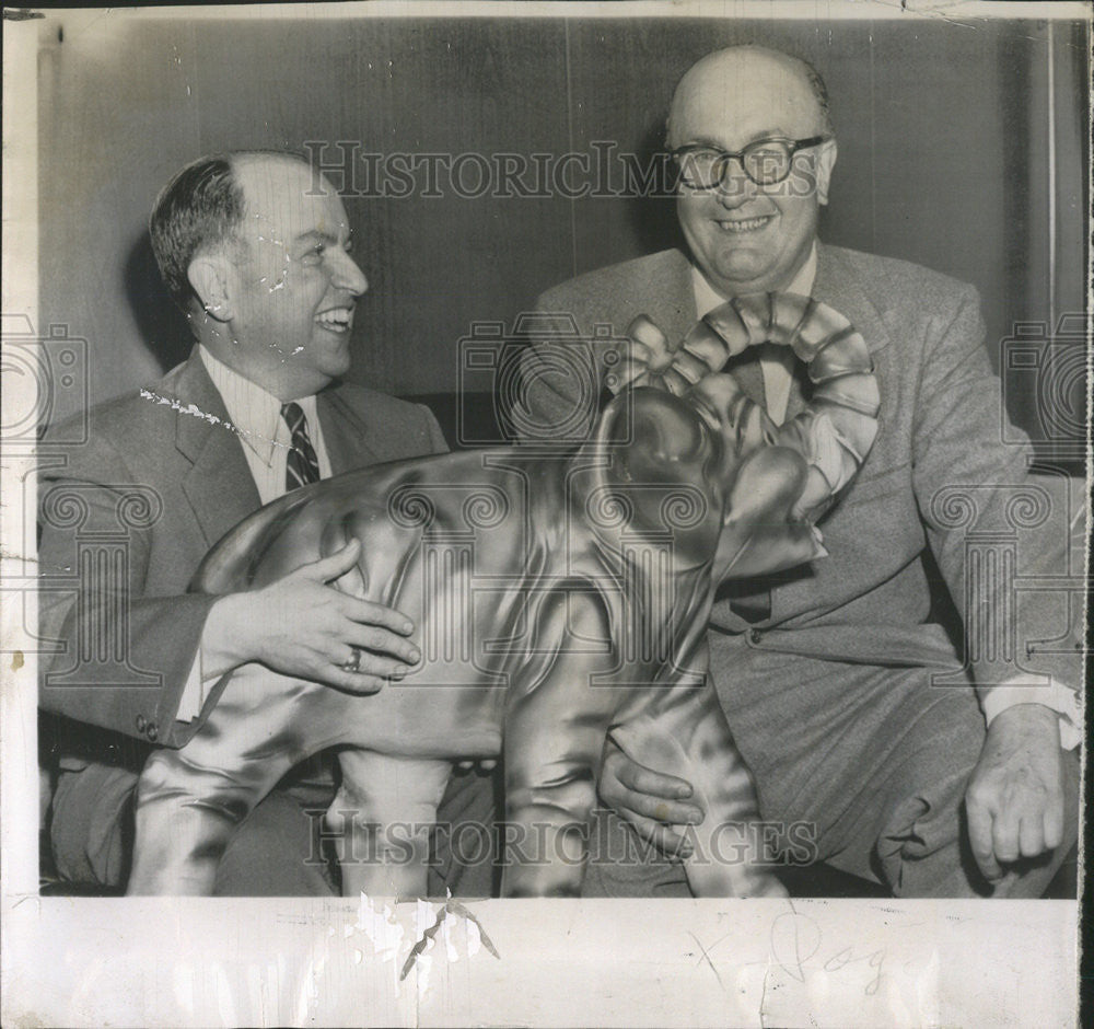 1954 Press Photo Thomas Gray Manager Downtown Association San Francisco - Historic Images