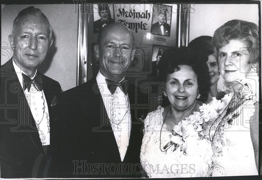 1973 Press Photo Grand Santinel Eleanor Tomlin Worthy Grand Patron Springfield - Historic Images