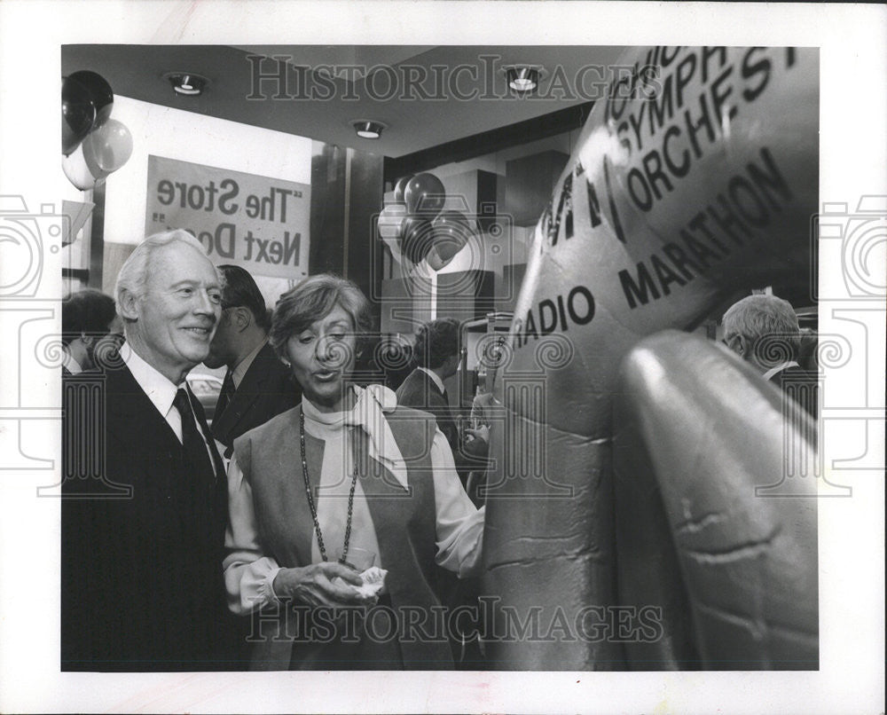 1981 Press Photo Byron Karzas Chairman of Chicago Symphony Orchestra - Historic Images