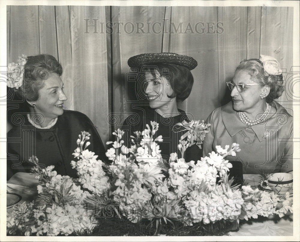 1962 Press Photo Mrs. Bernard Kaufman, New Pres. of the Nathan Goldblatt Society - Historic Images