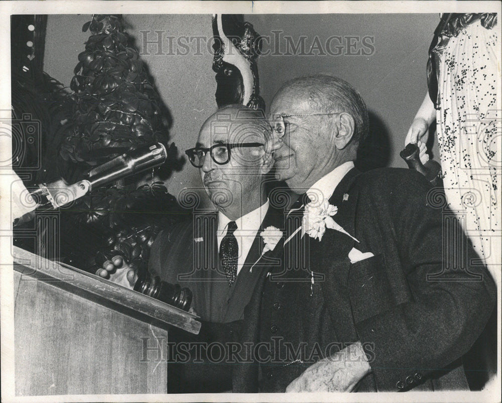 1970 Press Photo Chicago Illinois Judge Julius J. Hoffman - Historic Images