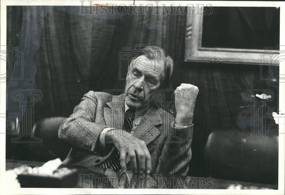 1978 Press Photo John Kenneth Galbraith Economist Institutionalist - Historic Images