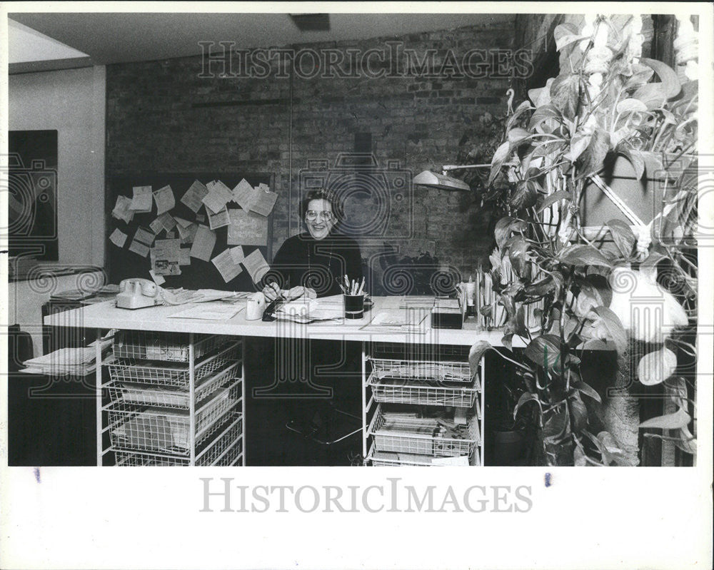 1982 Press Photo Coralee Smith Kern National Association Cottage Industry - Historic Images