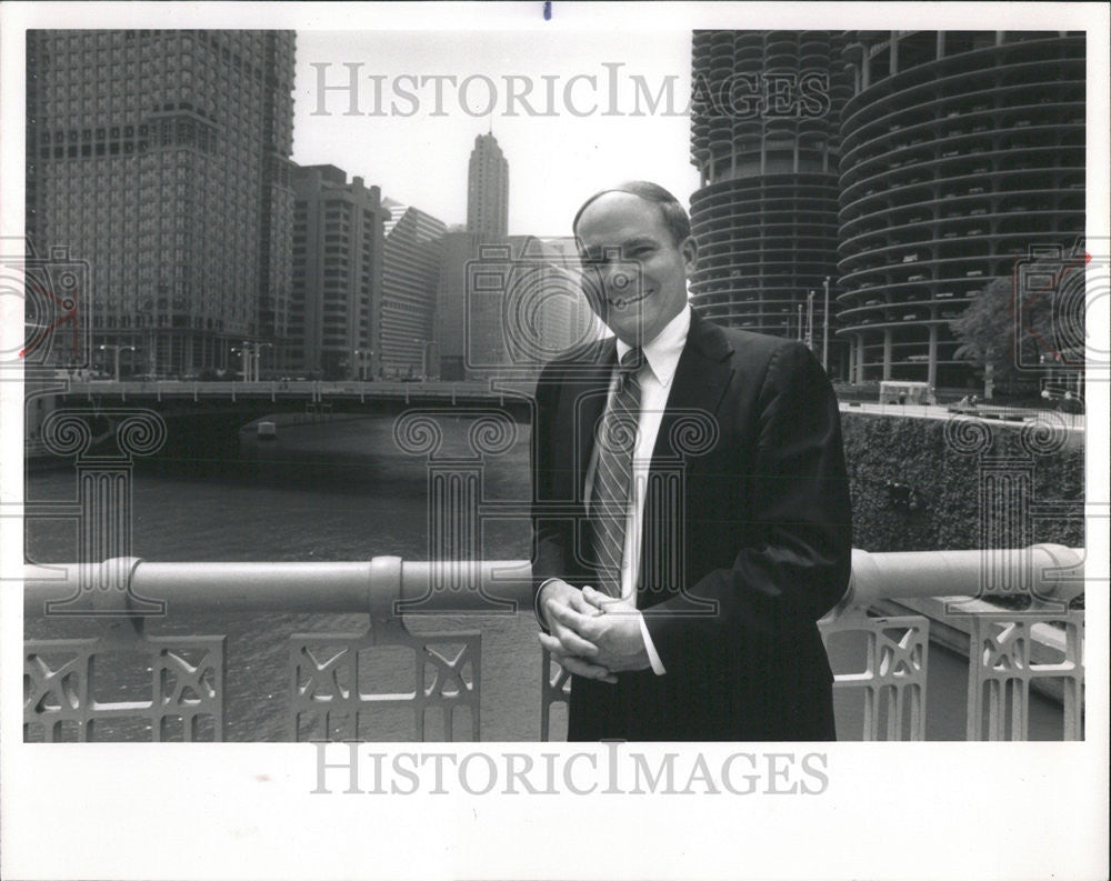 1988 Press Photo Joseph Eugene Kernan Governor Indiana Mayor South Bend - Historic Images