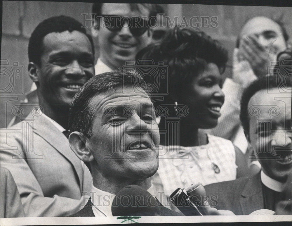 1968 Press Photo Chicago Presbyterian Minister Reverend John Fry - Historic Images