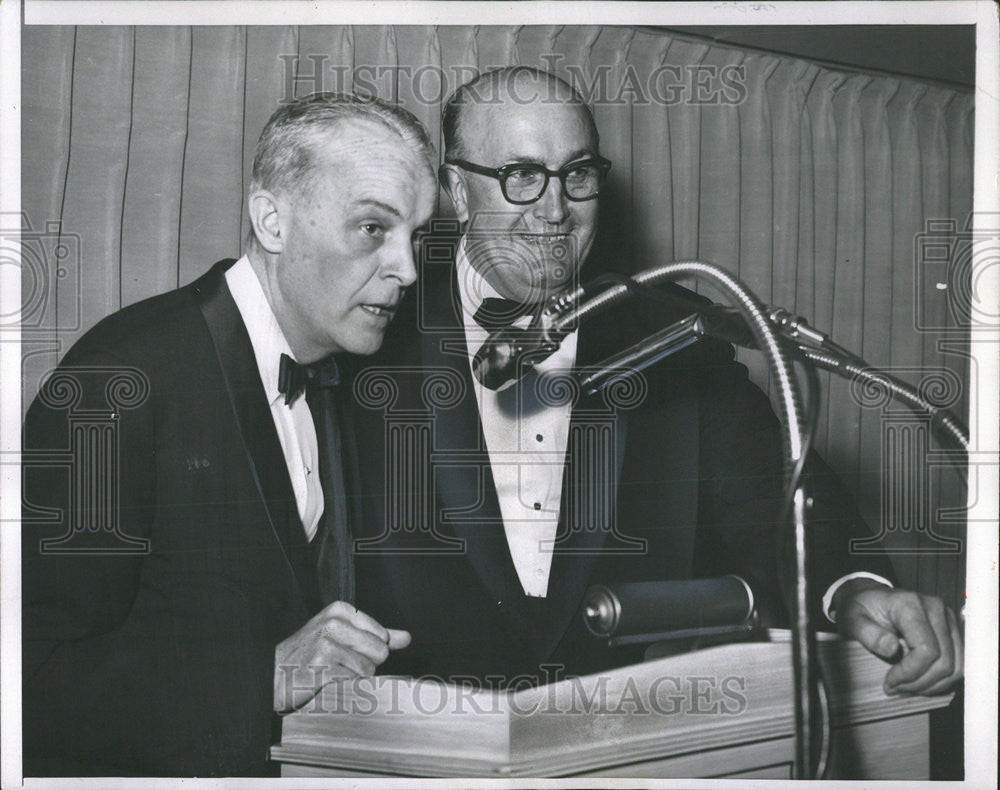 1955 Press Photo Leonard Hall Republican National Committee Chairman - Historic Images