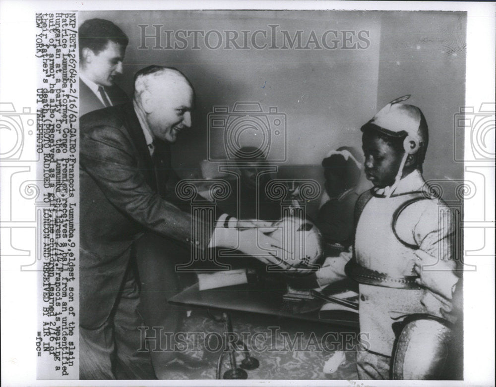 1961 Press Photo Francois Lumumba Congo Premier Patrice Lumumba&#39;s Son - Historic Images