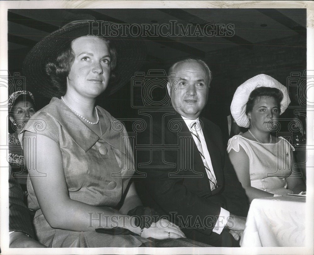 1962 Press Photo Princess Irene Margriet Chicagoan Morris DeWoskin Torarica meet - Historic Images