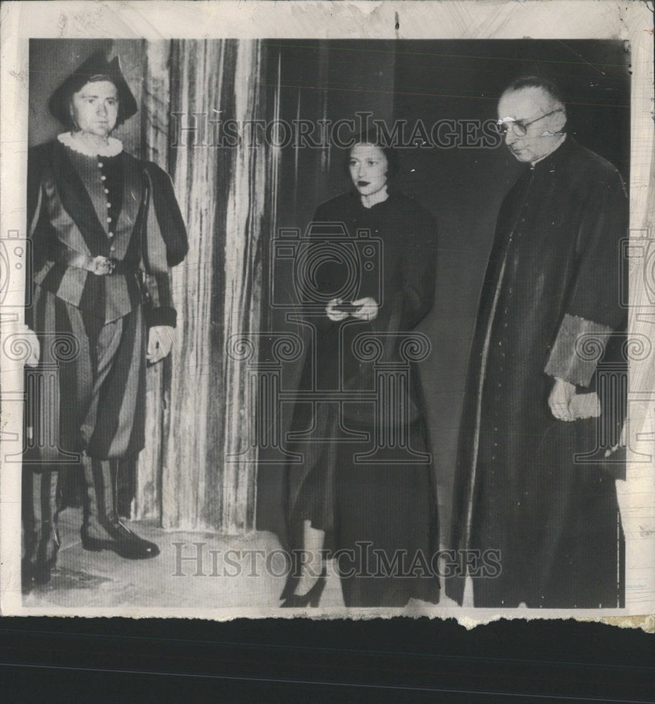 1949 Press Photo Princess Margaret Rose Federico Calori di Vignale apartment - Historic Images