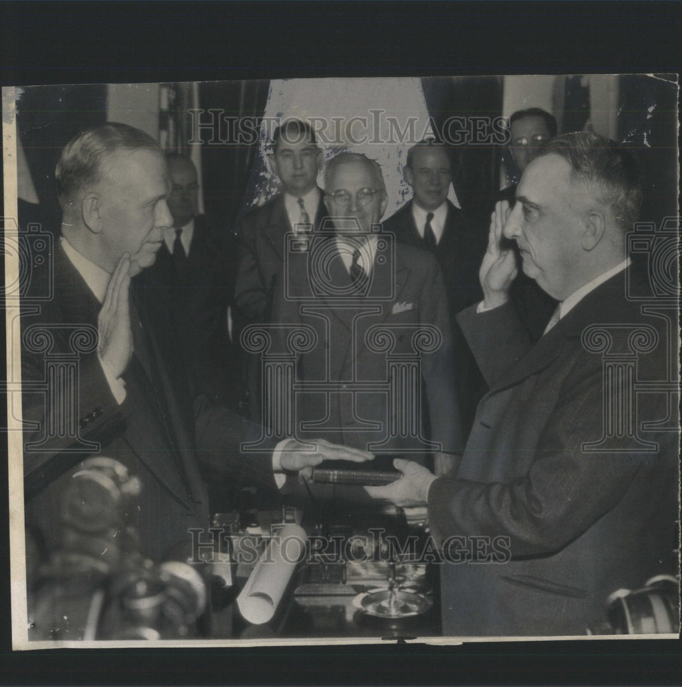 1947 Press Photo George C. Marshall United States Secretary of State - Historic Images