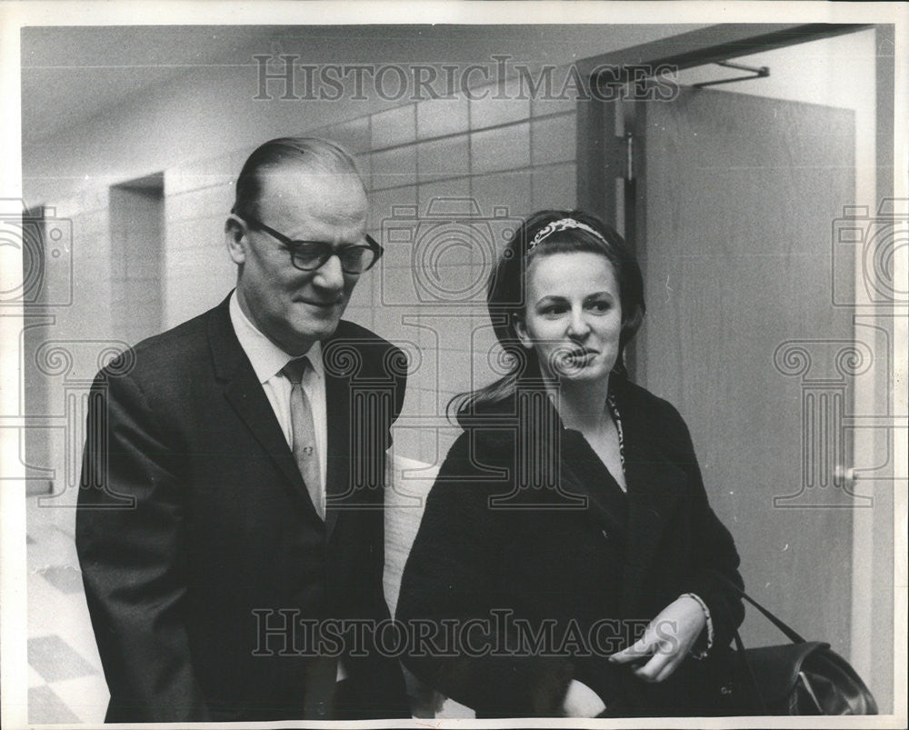 1969 Press Photo Mrs. Robert Marin Illinois Kidnapping Case Suspect - Historic Images