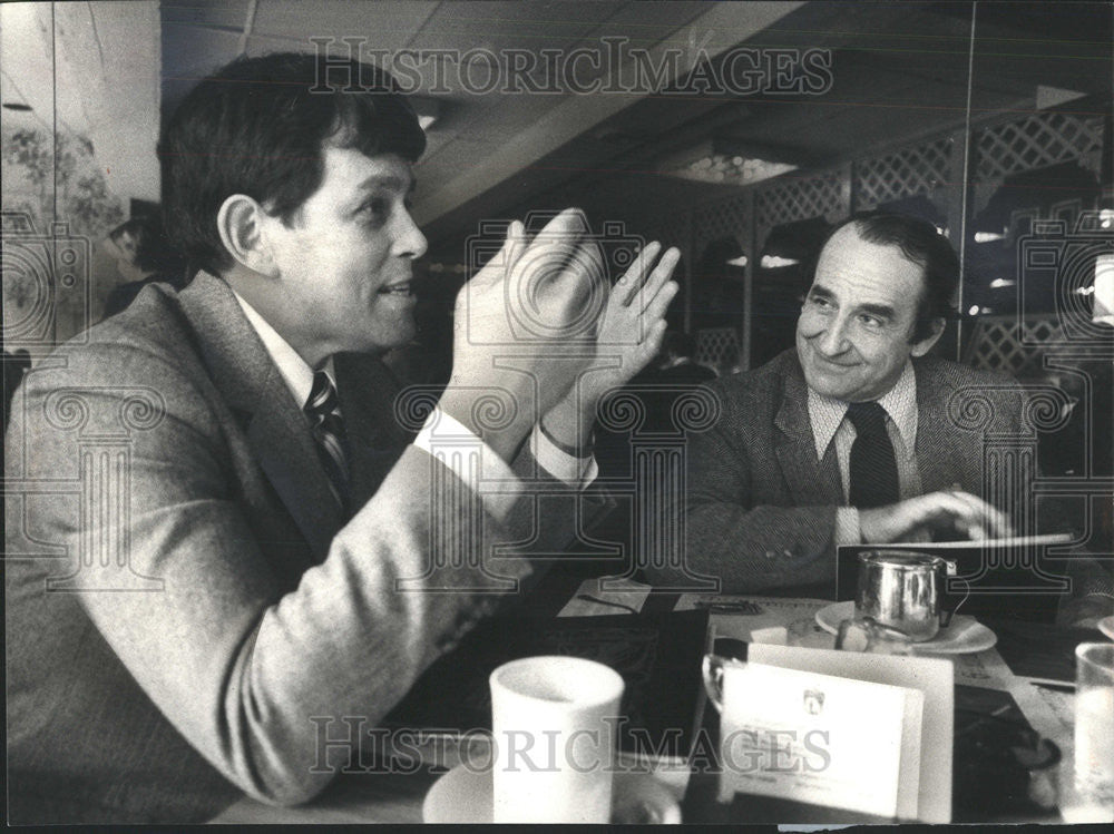 1981 Press Photo NFL Officials Jerry Markbreit Col Lepore Super Bowl Bob Langer - Historic Images